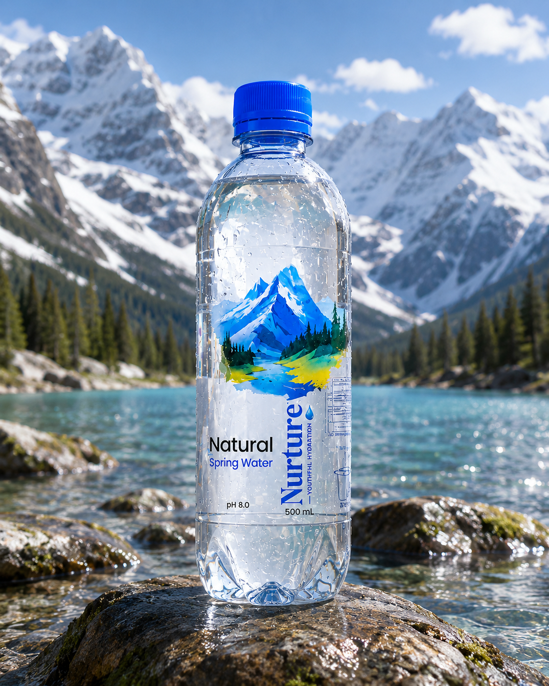 Nurture Water — naturally alkaline spring water